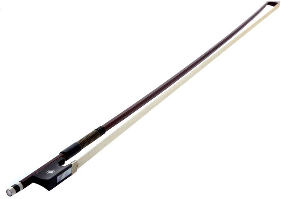 D'Luca VIB-350 Brazilwood Ebony Frog Violin Bow - 4/4