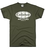 DIRTYRAGZ Men's Callahan Auto Parts Part T Shirt XL Military Green