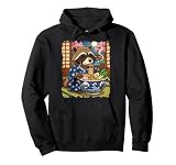 Cute Racoon Eating Ramen Japanese Funny Feral Anime Lover Pullover Hoodie