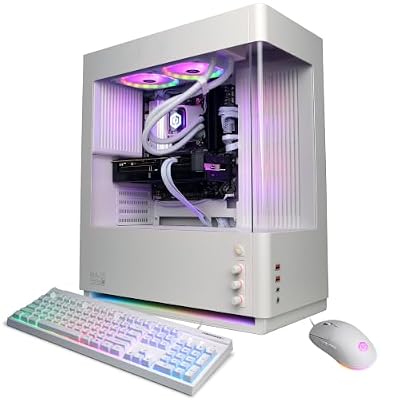 CyberPowerPC Gamer Supreme Gaming PC, AMD Ryzen 7 9700F, GeForce RTX 5070 12GB, 32GB DDR5, 1TB PCIe 4.0 SSD, WiFi Ready & Windows 11 Home (SLCAI2800A)