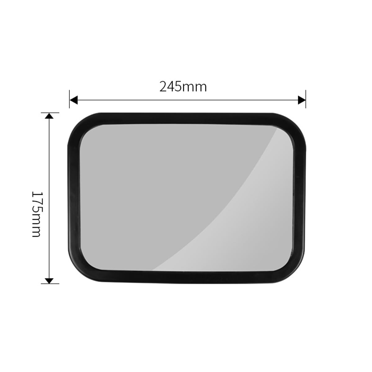 Hsthe Sea Car Mirror, Safest Shatterproof Back Seat Mirror, Clear Rear View, Seat Mirror - Image 3