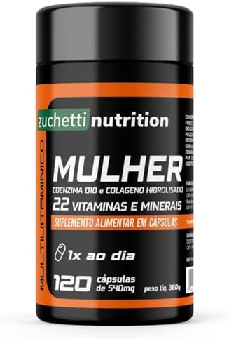 Multivitaminico Mulher 120 cápsulas polivitaminico Zuchetti nutri...