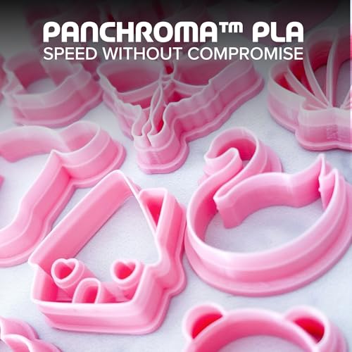 Image of Polymaker Panchroma PLA Pink 3D Printer Filament, 1.75mm, 1kg Spool, Easy to Print, High Speed Printing, Tangle Free, AMS Compatible, Perfect for Toys, Decor, Miniatures, Models & Cosplay