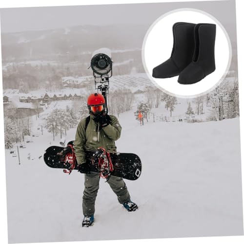 Thermal Boot Inserts Fleece-lined Liners for Snow Boots Shoes Men's Outdoor Winter Comfort4