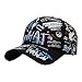 Fashionable Unisex Baseball Hat Sweatproof Windproof Protecting for Outdoor and Daily Activity Polyester Baseball Hat Black Blue