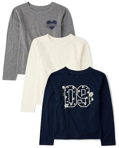 Image of The Children's Place Girls' Long Sleeve Knit Fashion Shirt