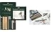 Produktbild FABER-CASTELL PITT MONOCHROME Set medium, 21-teiliges Etui, Sie erhalten 1 Produkt mit 21 Teilen