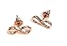 Produktbild FizzyButton Geschenke Rose vergoldet Infinity Ohrstecker in Geschenkbox