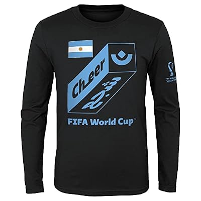 Outerstuff International Soccer Mens FIFA World Cup Penalty Long Sleeve Tee