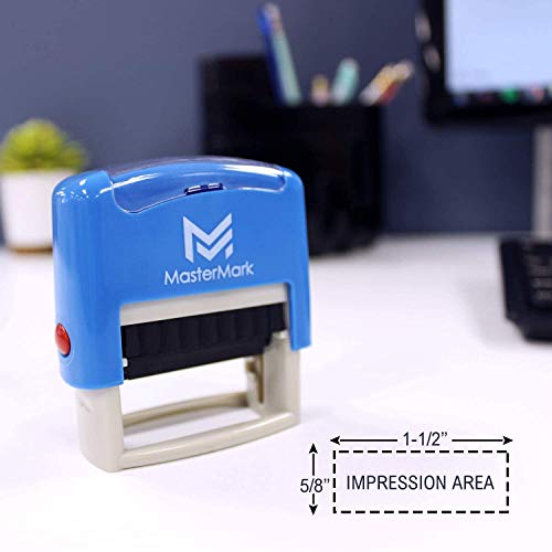 MasterMark Custom Stamp - Self-Inking Stamp (Small/Up to 3 Lines)