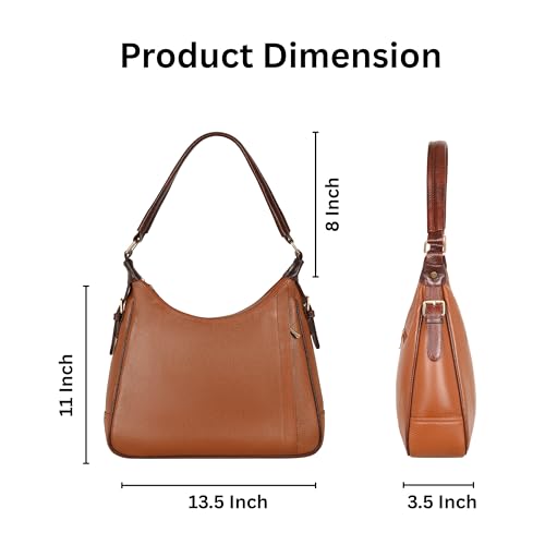 Image of Durable leather Hobo Bag for Women Branded Stylish Handbag