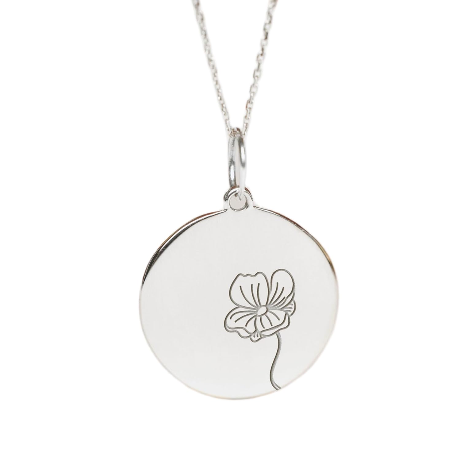 Collier fleur sauvage argent pour sublimer vos tenues - 6