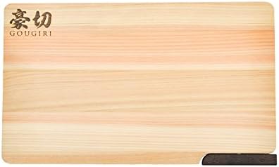 Japanese Hinoki Wood Cutting Board MANAITA GOUGIRI Knives 12 in x 7 in x 0.5 in