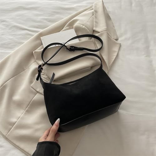 Bolso tote de ante para mujer, informal, de gran capacidad, para ir al trabajo o uso diario miniatura 4
