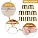 Veemoon 8pcs Lamp Accessories Decorative Finials for Table Floor Lamps Easy to Install Stylish Design