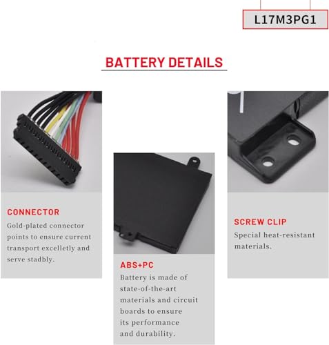 Image of WeFly L17L3PG1 Laptop Battery Compatible for Lenovo Legion Y530-15ICH Y540-15IRH-PG0 Y540-17IRH-PG0 Y740-15IRHG Y740-15IRHG Y7000 2019 Y7000-2019-PG0 Y7000P L17M3PG3 L17C3PG1 L17S3PG1 Laptop Battery