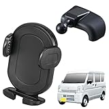 車種専用品 車種専用品 スズキ エブリイ(DA17V) / エブリイワゴン(DA17W)専用 スマートフォンホルダー 専用マウント&スマホホルダーセット 専用設計 工具不要 簡単取り付け【適合車種】日産 NVクリッパー(DR17V/W)/マツダ...