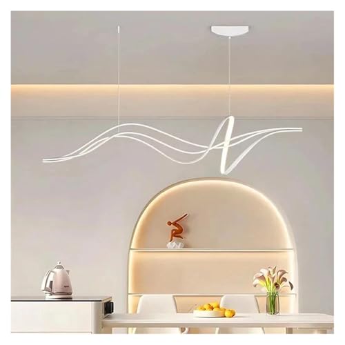 Suspensions minimalistes modernes et lustres d'intérieur blanc L100cm pour maison