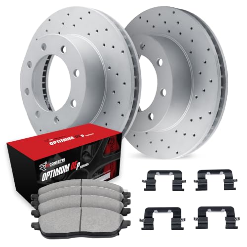 Image of R1 Concepts Front Brake Kit Fits 2003-2008 Dodge Ram 2500, Ram 3500