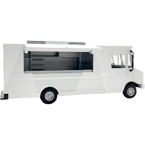 American Diorama AD-70200MJ 1/64 Food Truck, Plain White, Assembled