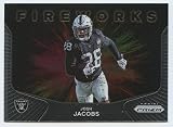 2020 Panini Prizm Fireworks Prizms #15 Josh Jacobs Las Vegas Raiders Football Card - GotBaseballCards