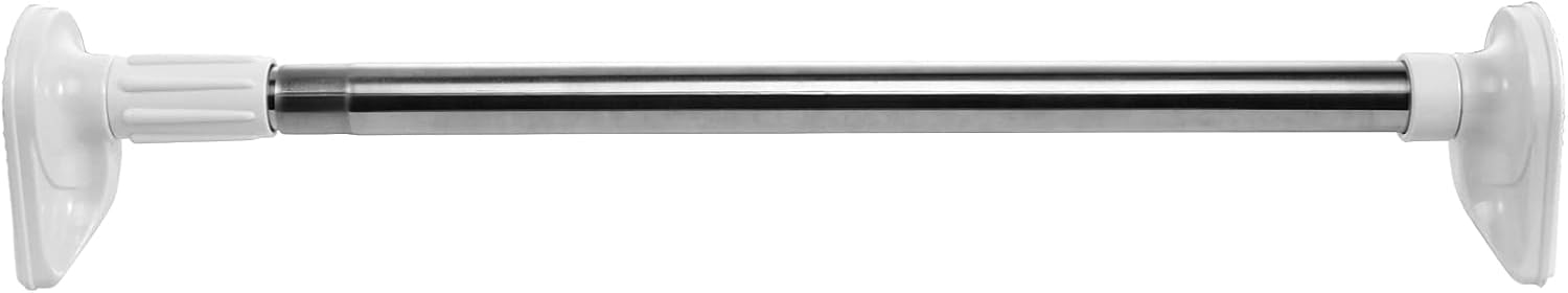 1Pc shower curtain rod clothes drying rod spring tension corner adjustable clothing Stainless steel Metal