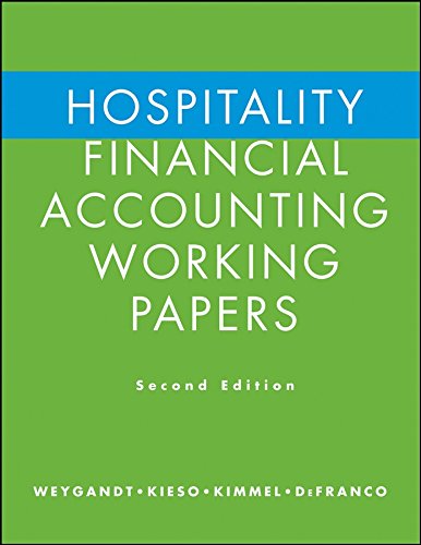 Hospitality Financial Accounting Working Papers