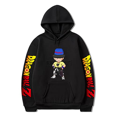 acsefire Dragon Ball Hoodie Kuririn Top Son Goku Pullover Dragon Ball Super Hoodie Kuririn Casual Streetwear Friends Pullover Cover
