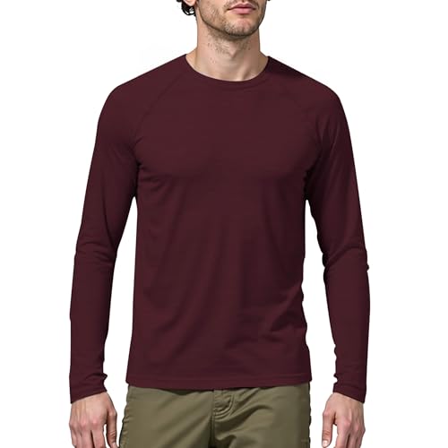 ineepor Merino Shirt Herren Langarm...