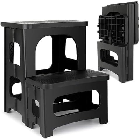 Amoise Folding 2 Step Stool Cover