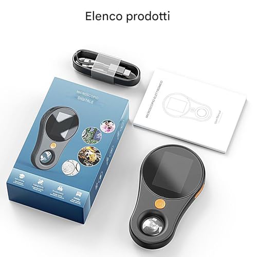Microscope numérique portable grossissement 500x de poche pour petits objets