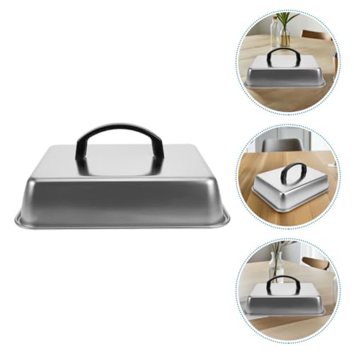 Tapa para fundir queso rectangular de acero inoxidable fácil de limpiar 7
