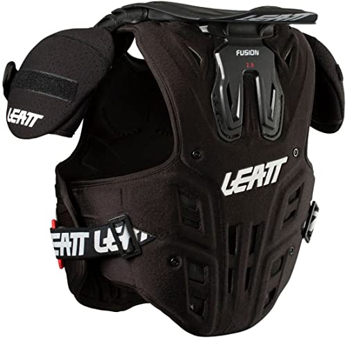 Leatt Brace Fusion Vest 2.0 Youth Boys Motox Motorcycle Body Armor, Black, Xx-Large #TOP2