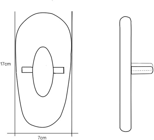 Miniatura 2 de Almohadillas de nariz de repuesto de silicona con clip de 0.669 in (5 pares)