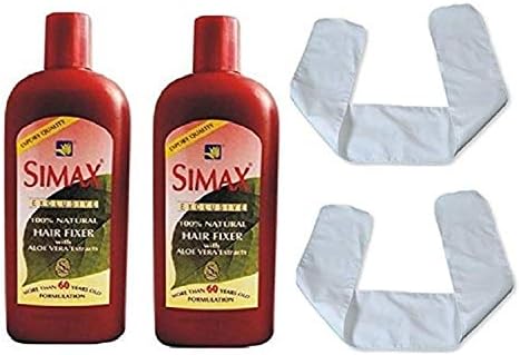 Simax Beard Hair Fixer with Aloe Vera Extracts With Thata Pack of 2 (100Ml. Each)