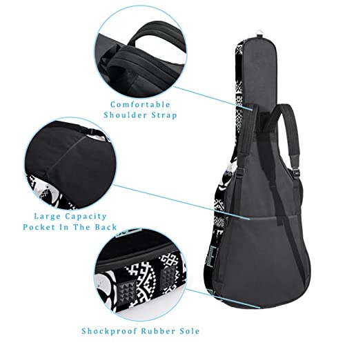 Housse de transport rembourrée en tissu Oxford imperméable avec bandoulière réglable pour guitare Husky de Sibérie Style… - Les Beatles, Paul McCartney, John Lennon, RIngo Starr, George Harrison Housse de transport rembourrée en tissu Oxford imperméable avec bandoulière réglable pour guitare Husky de Sibérie Style… – Image 4