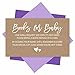 25 Rustic Books For Baby Request Insert Card For Girl or Boy Kraft Baby Shower Invitations or invites Cute Bring A Book Instead of A Card Theme For Gender Reveal Party Story Games, Business Card Sized