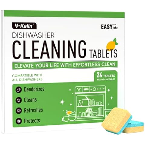 Y-Kelin Dishwasher Cleaner Tablets - 24 Pack Cover