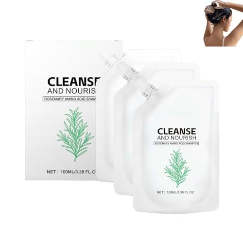 Shampooing romarin cheveux gras et fins pour retrouver volume et brillance