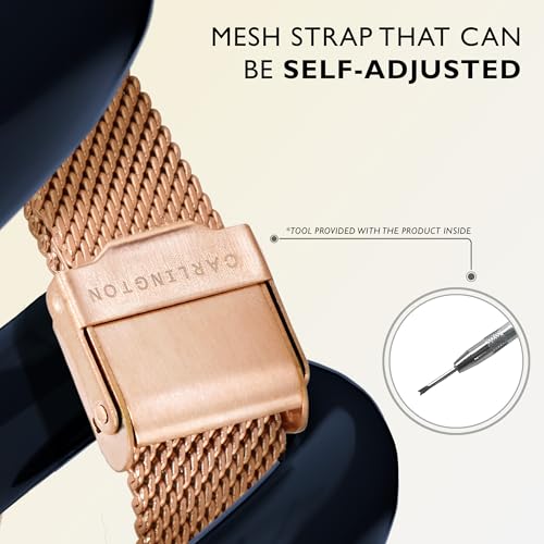 Image of Carlington Analog Watches for Women with mesh Strap - CT 2018