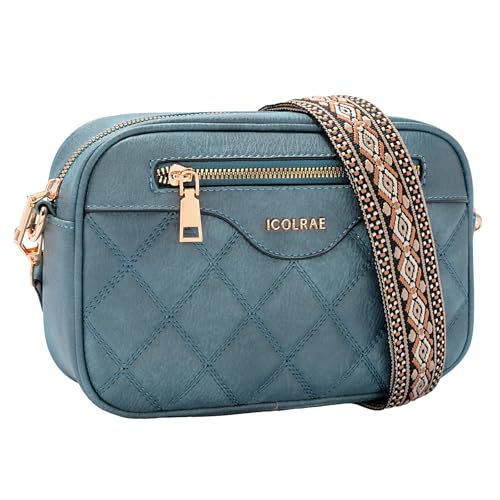 Crossbody Bags for Women Vegan Leather Crossbody Purses Small Shoulder Handbags Purse for Women with Adjustable Strap