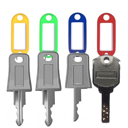 4PCS Luggage Keys 007 002 for Luggage Locks Suitcase Padlock (1SET-(002+007+Safe+006))