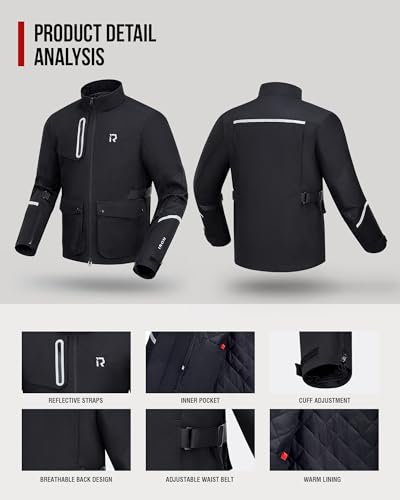 RIDEIRON Armored Touring Motorcycle Jacket