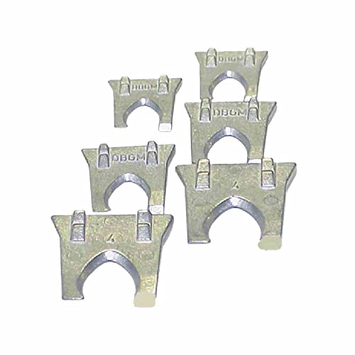 HAROMAC - HAROMAC Metallkrallen-Keile-Set 6teilig je 2 Keile Gr. 2-3-4 - -3%