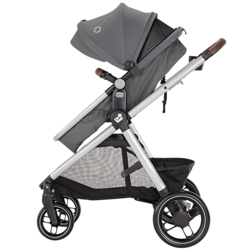 Maxi-Cosi Siena CP Modular Travel System, Car Seat and Stroller Combo, Stone Glow - image 3