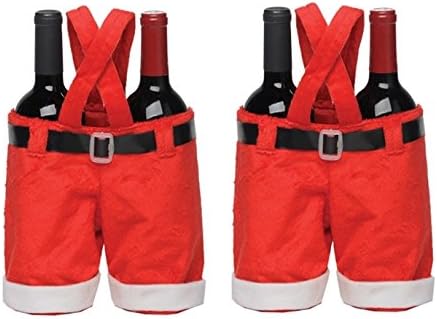 Cute Christmas Decoration Plush Santa Pants Gift Bag (2)