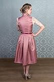 Edelnice Trachtenmode Exklusives Designer Stehkragen Midi Dirndl Diana inkl. Spitzen Dirndlschürze - 6