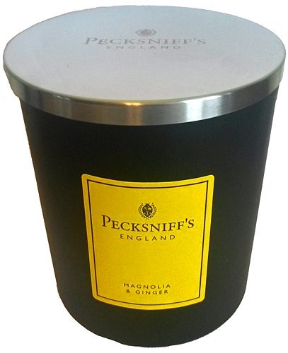 Pecksniffs Magnolia & Ginger Candle 6.34 Oz. In Glass With Lid From England