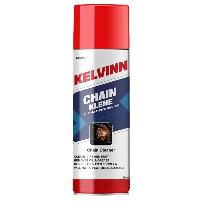 KELVINN Chainklene Pro, 500ml– Advanced Bike Chain Cleaner with High-Pressure Deep-Clean Spray | Ensures Peak Efficiency & Smooth Power Transmission