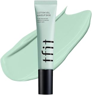 TFIT 棉 面纱化妆基础 / 30毫升 / 低刺激 / 素颜 / 保湿 / SNS热销产品 01 Pure Green